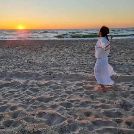 Zachod Slonca W Ustroniu Morskim Nyaraló Ustronie Morskie